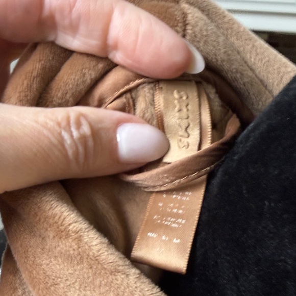 SKIMS Velour Robe - Honey Beige M - Picture 6 of 6